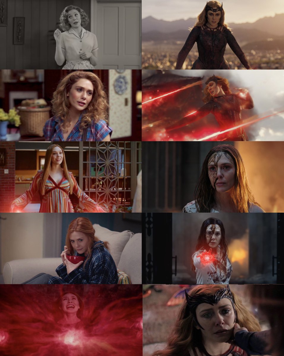 lizzieoIogy's tweet photo. elizabeth olsen single handedly carried phase 4 👑 #ScarletWitch #WandaVision #MultiverseOfMadness https://t.co/rt6Nj8Goxq