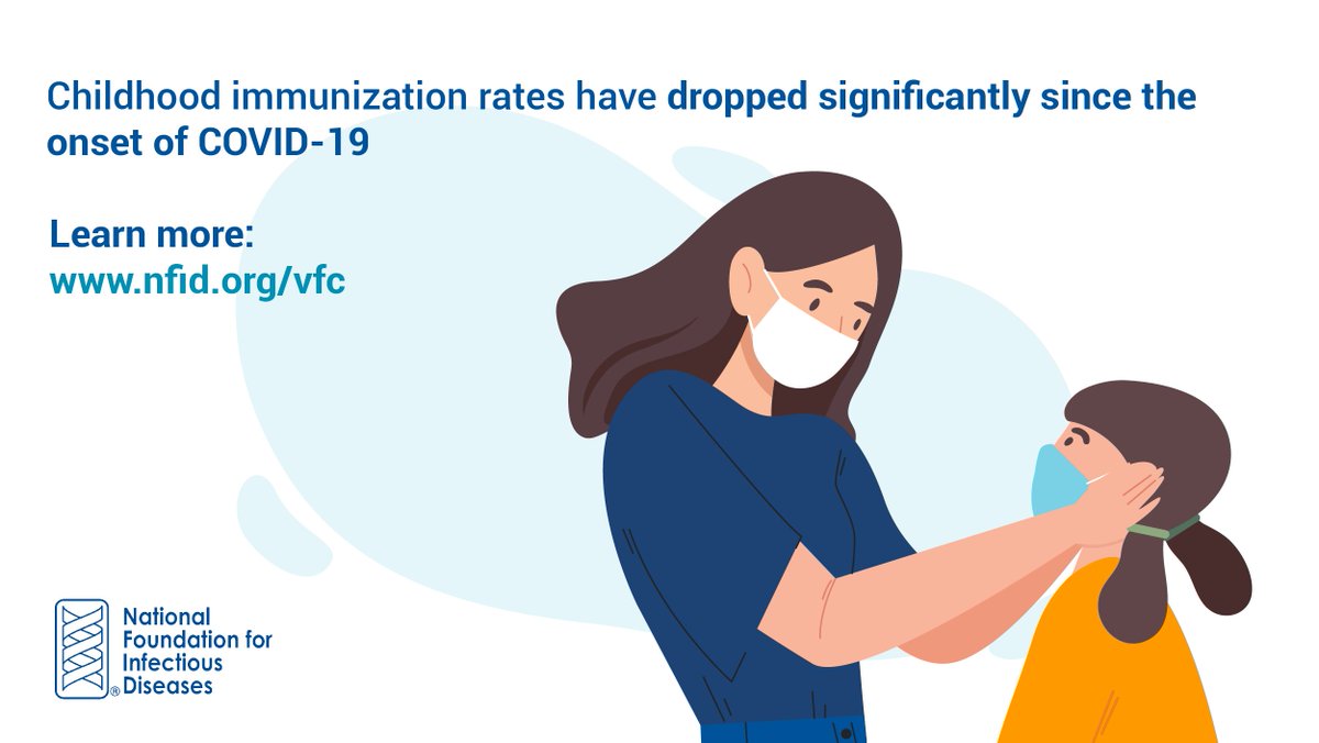 In the US, many children have fallen behind on recommended #vaccines. The #VaccinesForChildren program provides vaccines at no cost to uninsured and underinsured children: nfid.org/vfc