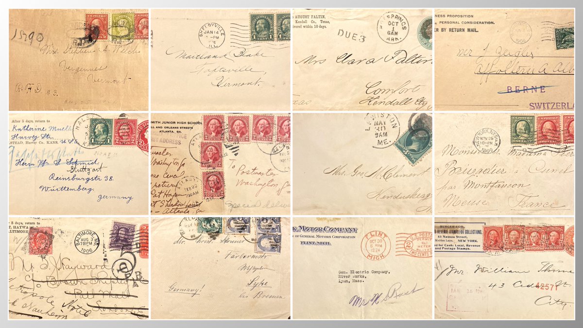 Vintage US Postal Envelopes

#postalephemera