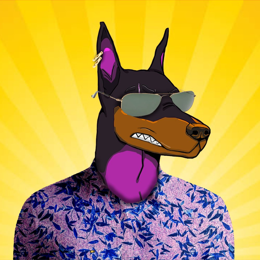 DoberMafia's tweet photo. The Dober Mafia!
🎛
A Global Gang of NFT Rulers! 
🎛
Floor Price 0.005 Eth 
🎛
Gas Free Polygon Chain
https://t.co/z196dOnNjn
🎛
#nft #nftart #art #nfts #crypto #nftartist #digitalart #nftcommunity #nftcollector #cryptoart #ethereum #cryptocurrency #opensea #bitcoin #blockchain https://t.co/MtQf7Oi4Z1