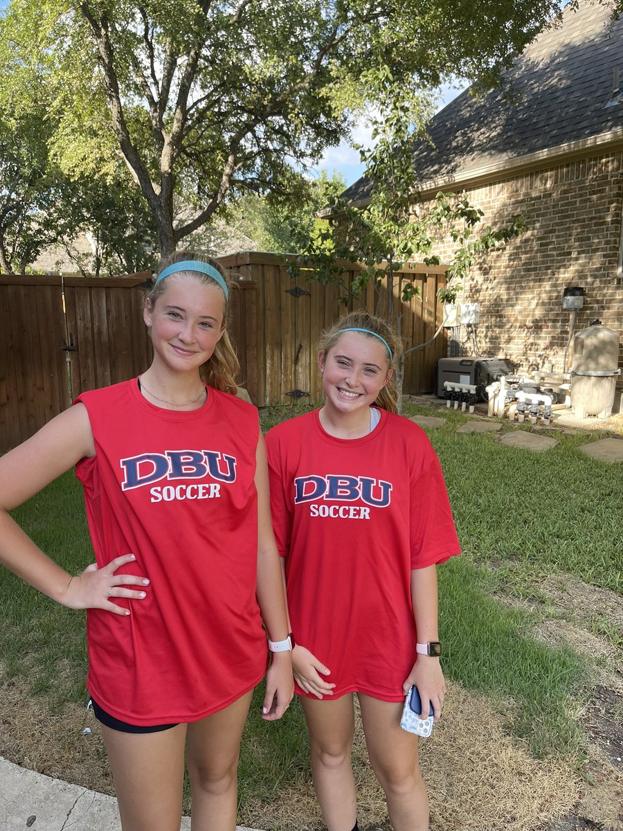 Had a great time at the Dallas Baptist University ID camp this week! Thank you coach Wood and to all the other coach’s for a amazing experience! #DBU #GoPatroits  #DBUWomensSoccer