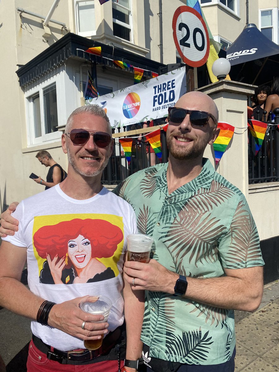 Here we go again…! 🏳️‍🌈👯‍♂️☀️ #BrightonPride