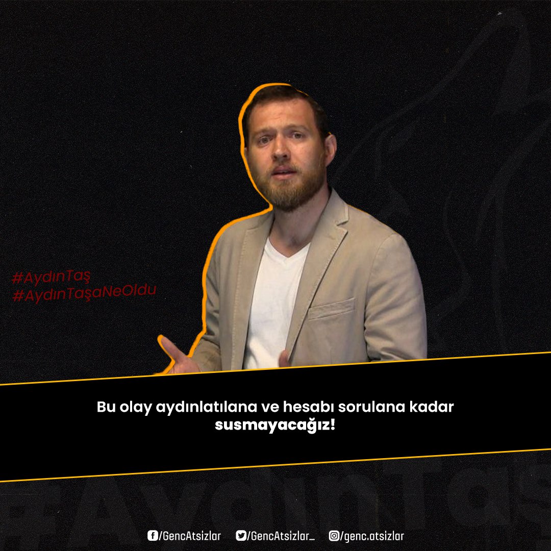 #AydınTaş #AydınTaşaNeOldu