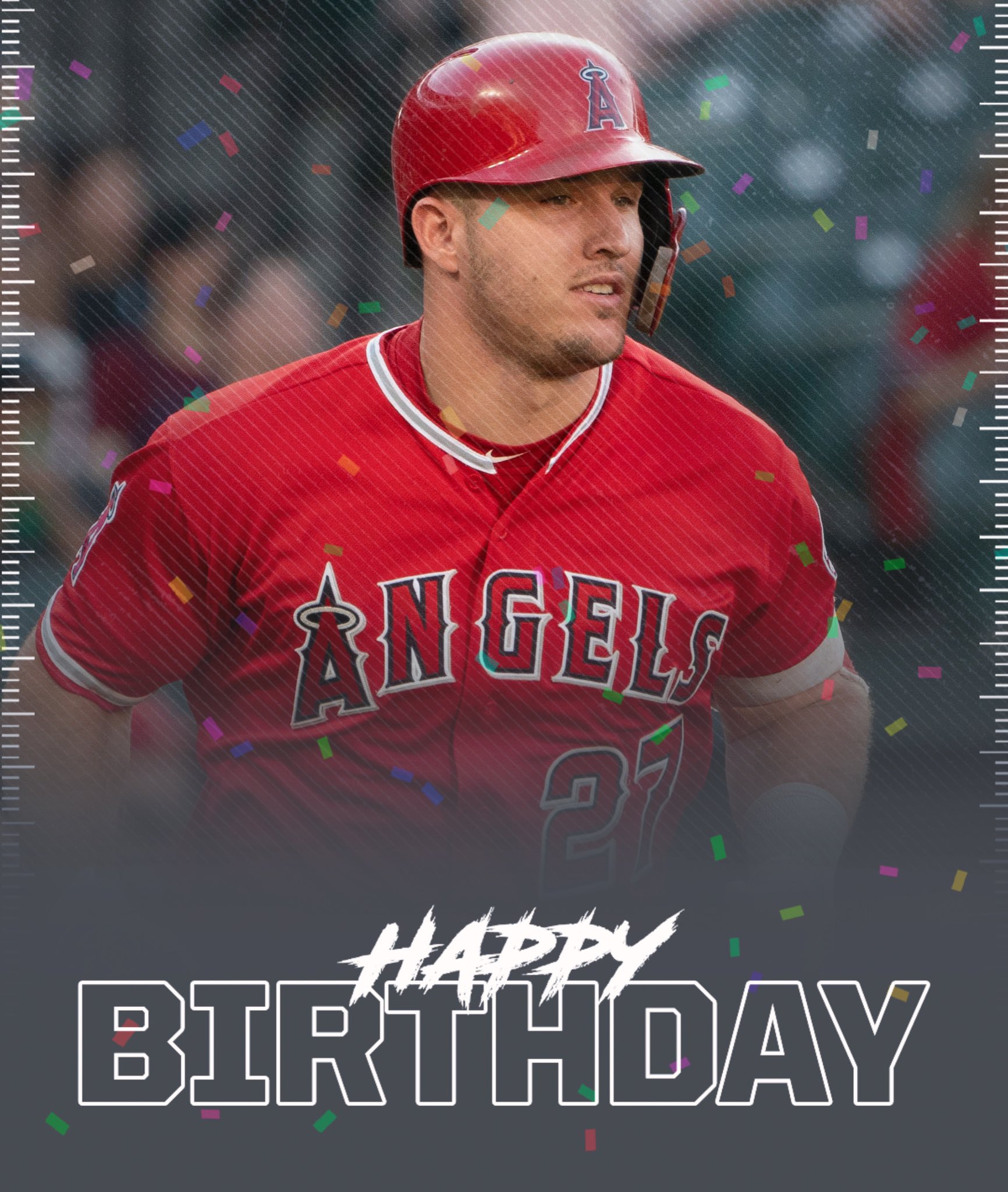 Happy 31st birthday Mike Trout! 