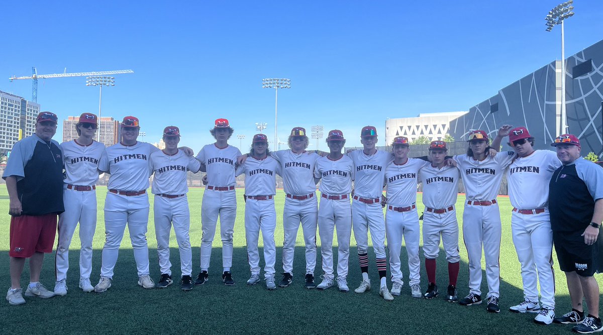 MW_Hitmen's tweet photo. #Hitmen 2024 Black bow out in the semi’s. Great run here in Cincy and all summer long! Amazing group of young men! #Niners #BeRoutine @Flames_Tourneys @QCHitmenAcademy @MarucciDugout https://t.co/uWOScAZuHZ