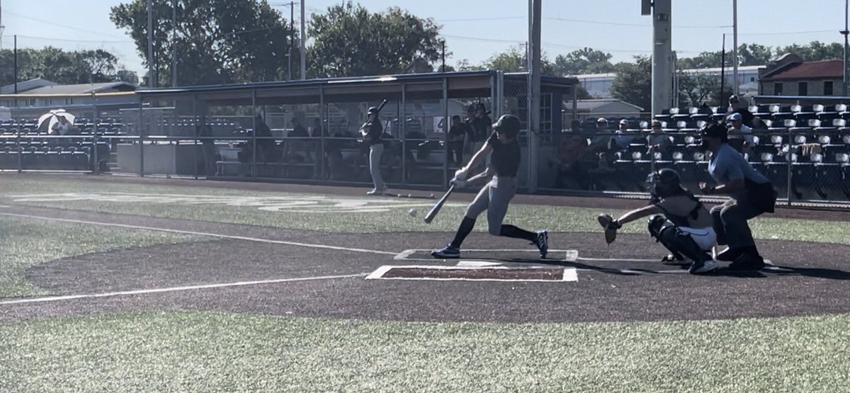 TY for a Great end of season wood bat tourney <a href="/PGMidwestBB/">Perfect Game Midwest Baseball</a>. For the weekend: .375 avg, .545 obp, 4 RBI, 3 BB, 1 Sac fly, 3 Stolen bases. On the mound 3.1 inn, 5H, 1ER, 7K’s. #PGChampSeriesKC <a href="/NikolausCrouch/">Nikolaus Crouch</a> <a href="/JFloyd_30/">Jordan Floyd</a> <a href="/JBraytonCooper/">J. Brayton Cooper</a> <a href="/macnseitzkc/">Mac N Seitz Baseball Club</a>