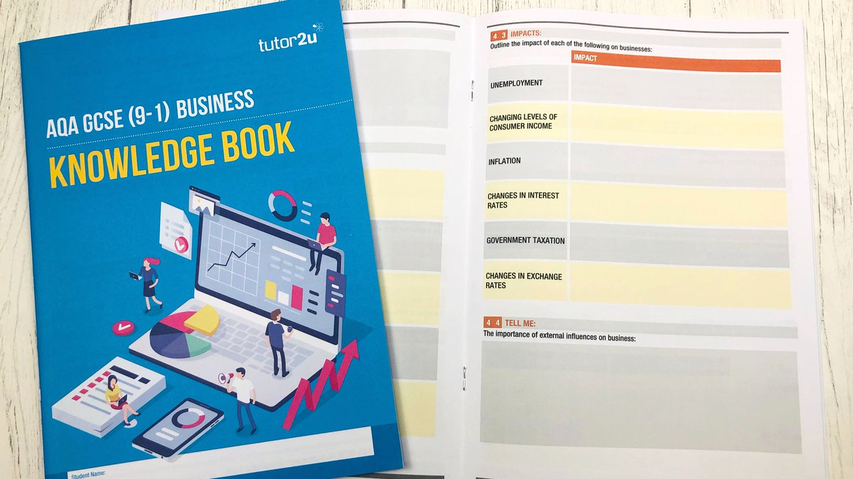 tutor2u Business on Twitter "GCSE and ALevel Business Revision Workbooks for 2023 Now used by