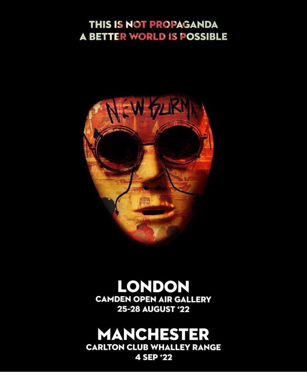 A 4-Day exhibition raising funds for supporting Myanmar artist and displaced artists in Thai-Myanmar borders, 

#wefightwewin #newburma #freeburma #ukedition #fundraising