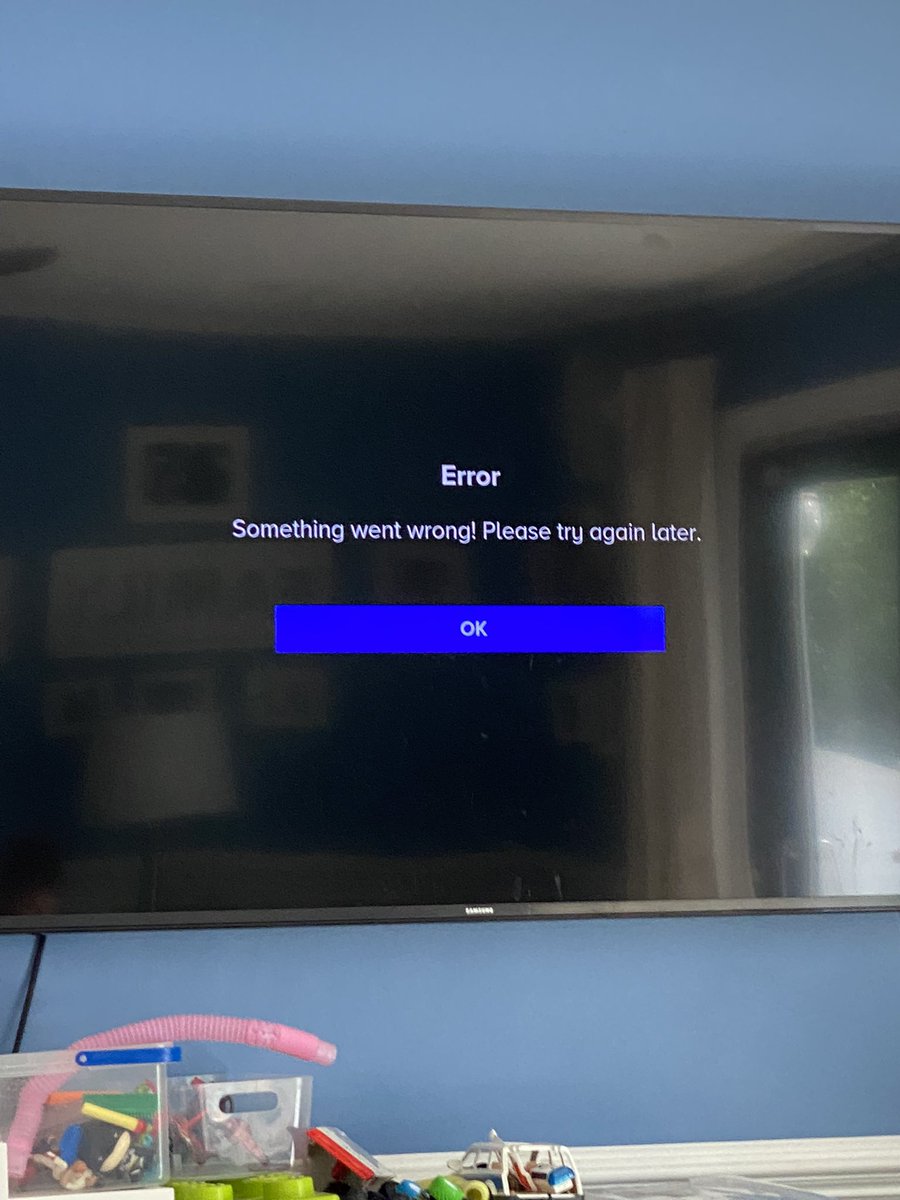 ajlsd2's tweet photo. @paramountplus your app keeps crashing on my smart tv! I’ve reinstalled the app, hard restarted and everyone I try to watch something I get an error message! https://t.co/fSGsVXCMzl