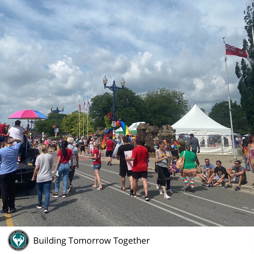 gecdsbpro's tweet photo. GECDSB was proud to participate in the 2022 @wepridefest parade! Come see us at our booth in Lanspeary Park today until 4:00 pm. Thank you to OSSTF, ETFO, Walter Cassidy and everyone who has helped to make this possible. Every place should be a safe space. #GECDSBProud 🏳️‍🌈❤️🏳️‍⚧️ https://t.co/4KbbnRNak1