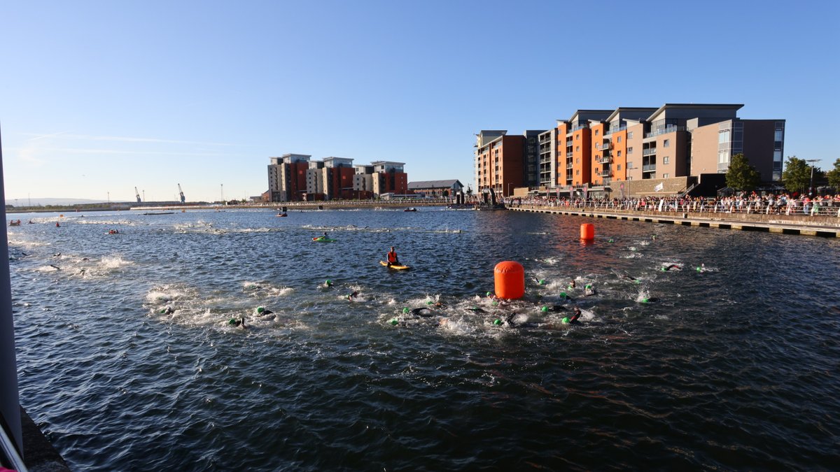 What an amazing day for the first ever IRONMAN 70.3 Swansea 🏴󠁧󠁢󠁷󠁬󠁳󠁿! Top class racing, perfect weather, and an unbelievable atmosphere thanks to the thousands or supporters lining the whole route! Congratulations to all of today's competitors! 
Images courtesy of <a href="/Ironman/">Aurel L.</a> Wales