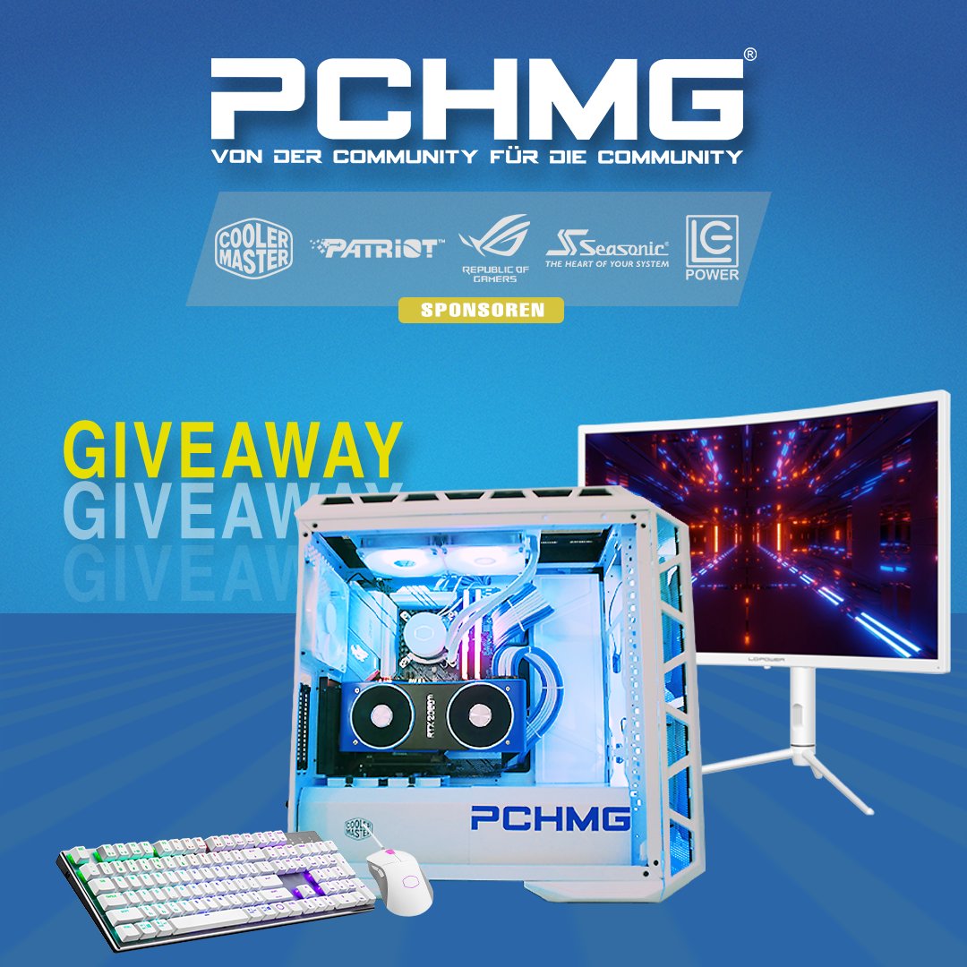 Fettes Giveaway für euch! :) 

giv.gg/toRlix #pc #hardware #gaming #modding #giveaway