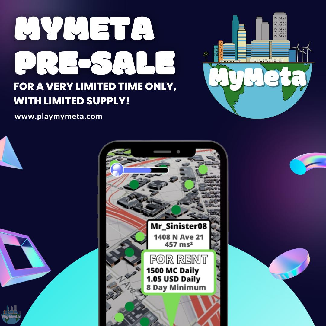 PlayMyMeta's tweet photo. Participate in our pre-sale and be one of the first to own this revolutionary new digital property!

🌐 https://t.co/360jNzOyof
✉ info@playmymeta.com

#PlayMyMeta #metaverse #nft #nfts #nftart #meta #nftcommunity #blockchain #nftcollector #defi #nftcollectibles #nftcollection https://t.co/dPSWwSCZor