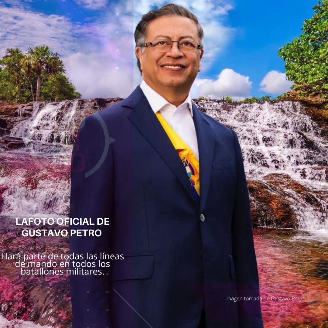 Codigo10notici1's tweet photo. #LaFotoDeHoy : 🇨🇴Conozca la imagen oficial que identificará a Gustavo Petro como Presidente de Colombia 

https://t.co/f90AxVDQRu https://t.co/QDACTdrrRx
