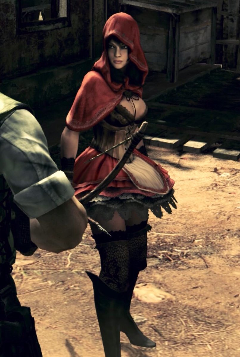 SeraphimWater's tweet photo. imagine sheva getting this as an alt outfit in dbd 🥰 https://t.co/rN1mzRgfBA