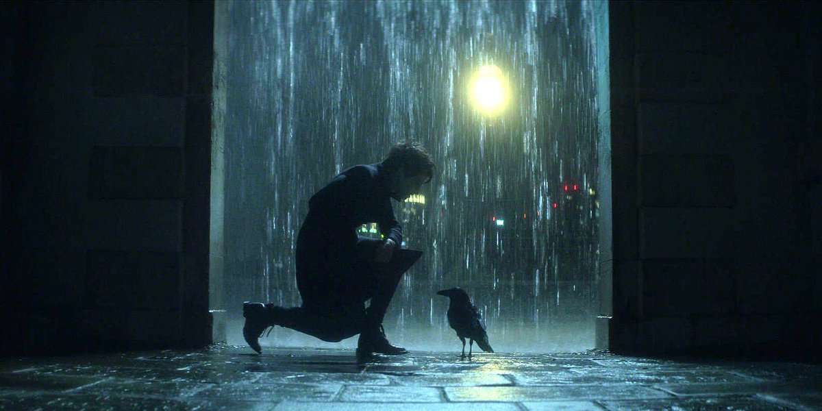 drvgonfist's tweet photo. Lord Morpheus and Matthew the Raven are my favorite character duo I've seen in a long time https://t.co/Mzmzav36By