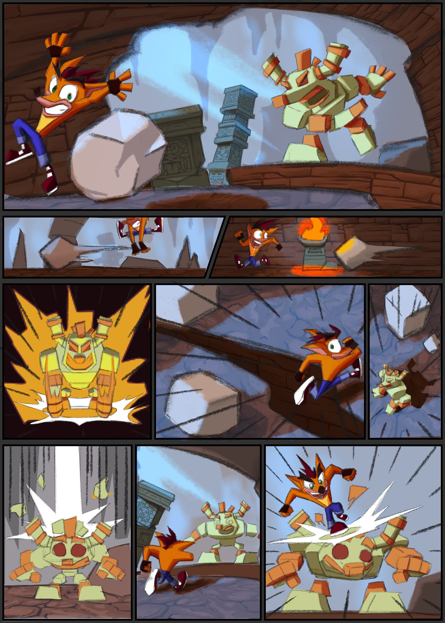 CRASH BANDICOOT CLUBHOUSE on X: Some beautiful illustrated realism artwork  showcasing Dr. Neo Cortex, N. Gin, Tiny and Ripper Roo Who is your  favourite ?  / X