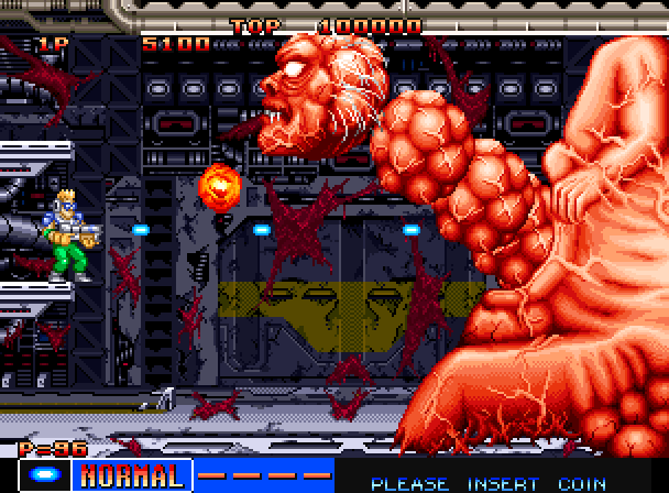 Wolfister_'s tweet photo. Nueva entrega de #1Juegopordia, y hoy nos vamos a #NeoGeo para traer #CyberLip. Estamos ante un contra en toda regla. La primera fase me la he pasado con la gorra, pero e echado de menos el disparo diagonal. Por lo demás way. https://t.co/SF9mhkxGV0
