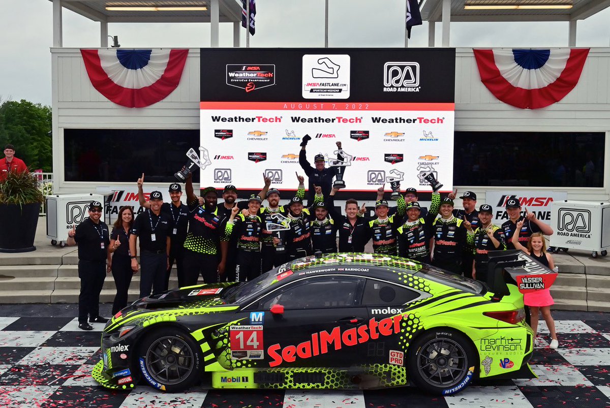 jackhawkrace's tweet image. Amazing weekend, pole and win @roadamerica hell yeah! @BenBarnicoat and the @vassersullivan @lexusracingusa boys were awesome! #imsa #fperformance #lexus 📸sidelinesportsphotography