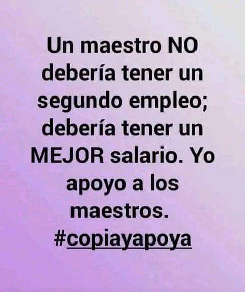 Los maestros son el futuro, Maduro y la cleptocracia el pasado.