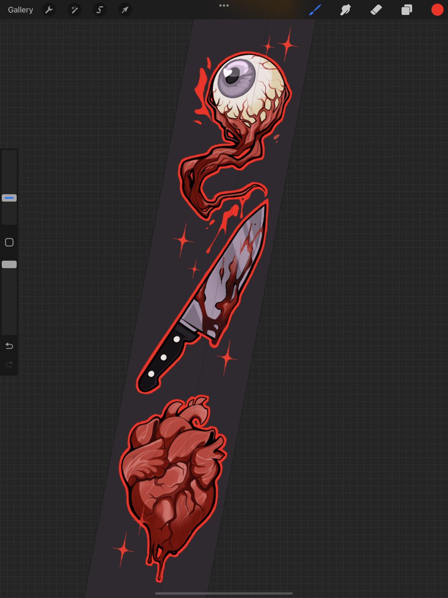 SpookieGhoulie's tweet photo. TW: gore , body horror , eye trauma , blood 

‼️DO NOT CLICK IF SENSATIVE TO THESE THEMES ‼️

My newest merch piece in a series I’m working on

“Slasher Lanyard” https://t.co/f3ZsL47G9G