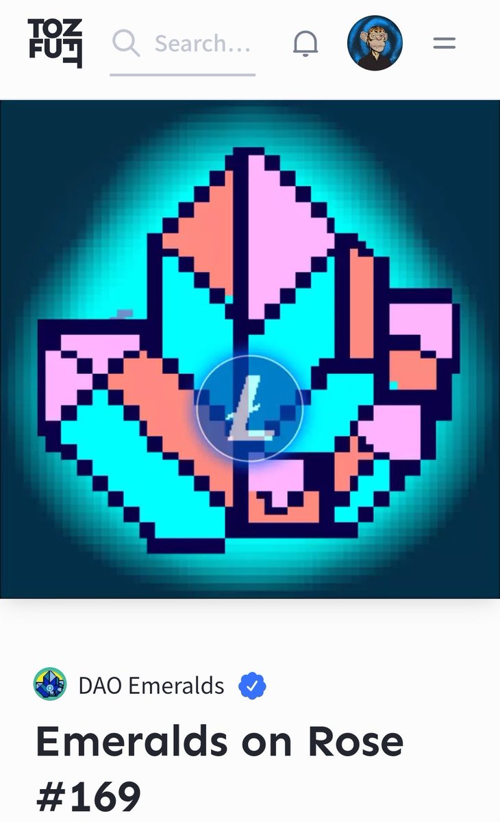 Heyoo fam I received my prize of the last raffle of <a href="/VitruviansTools/">Vitruvians Tools</a> amazing NFT of <a href="/DAOEmeralds/">DAOEmeralds 💎 First NFTDAO #Oasis 🌹 SOLD OUT</a>

Thanks guys🌹