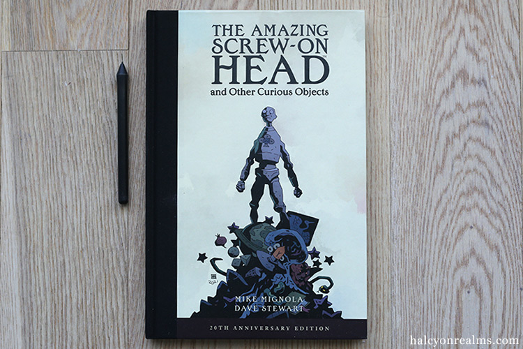 The 20th anniversary edition of Mike Mignola's The Amazing Screw-On Head comes in a bigger print format and about 40 pages of new content. My review in the coming week/s - 
AMZ US - https://t.co/t5ZCqQ0hUG
AMZ CA - https://t.co/qTf80W8V5Y
AMZ UK - https://t.co/AKjzoIscN2 