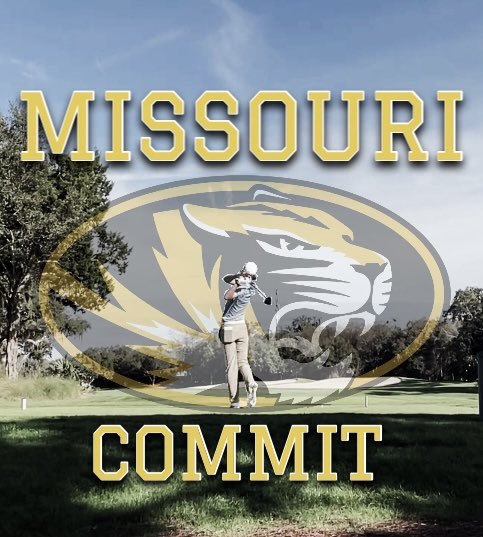 I am thrilled to announce that I have verbally committed to play golf at <a href="/MizzouMensGolf/">Mizzou Men's Golf</a> Thank you to everyone who that has made it possible for me to get to this next step. Coach <a href="/marklhankins/">@markLhankins</a> and my future teammates, I am so excited to see what our future holds. #miz🐯⛳️ <a href="/SEC/">Southeastern Conference</a>