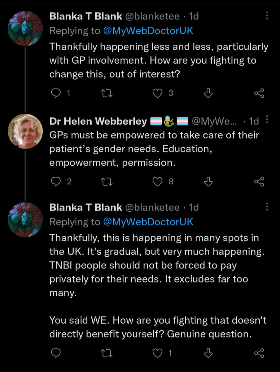 blanketee's tweet photo. An odd place to leave the conversation and block. Still a genuine question with no answer. https://t.co/InZXbNRUEQ