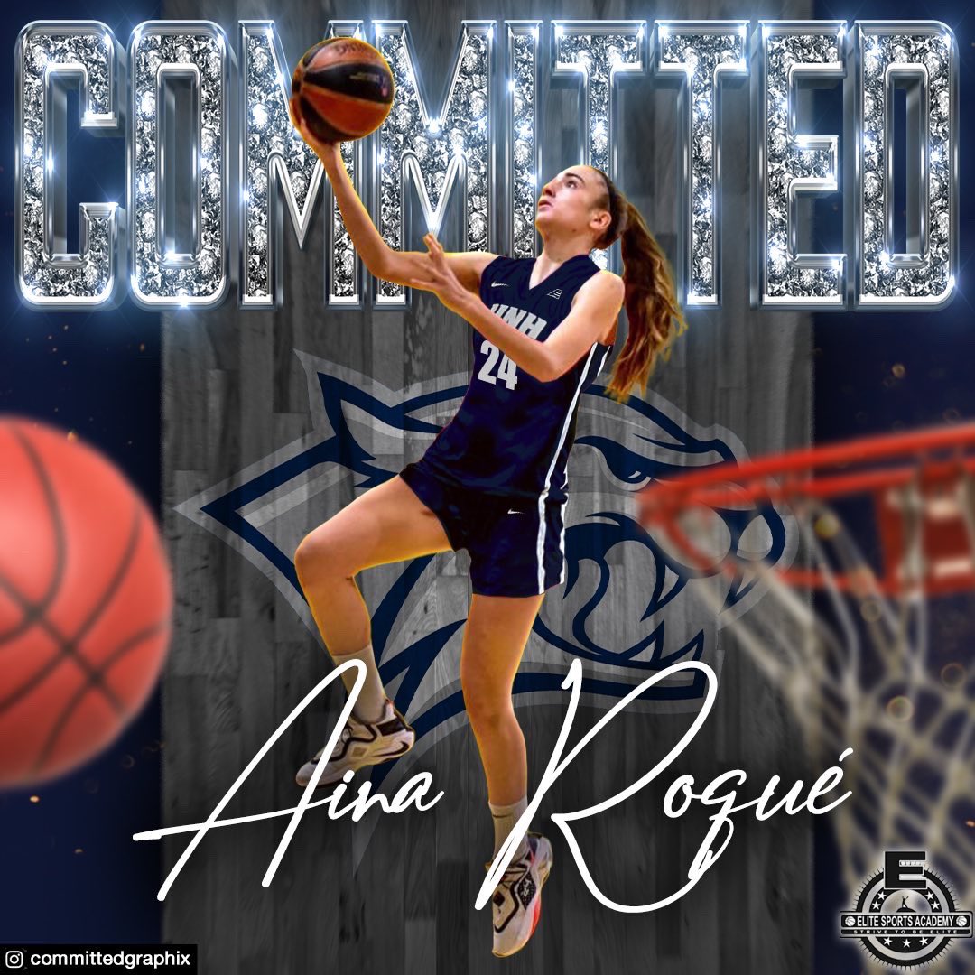 ⚫️⚪️ <a href="/ainaroque_/">Aina Roqué</a> se compromete con <a href="/UNHWBB/">New Hampshire Women's Basketball</a> 

⛹🏻‍♀️ Puntos y visión para las Wildcats

🏀 La jugadora de <a href="/manresacbf/">Manresa CBF</a> jugará la <a href="/AmericaEast/">America East</a> 

🎓 #2022class 

🔝 Muchas Felicidades 🔝

📷 <a href="/XiuletFinal/">Xiulet Final</a> 

#womensbasketball #studyinusa🇺🇸 #ncaa
