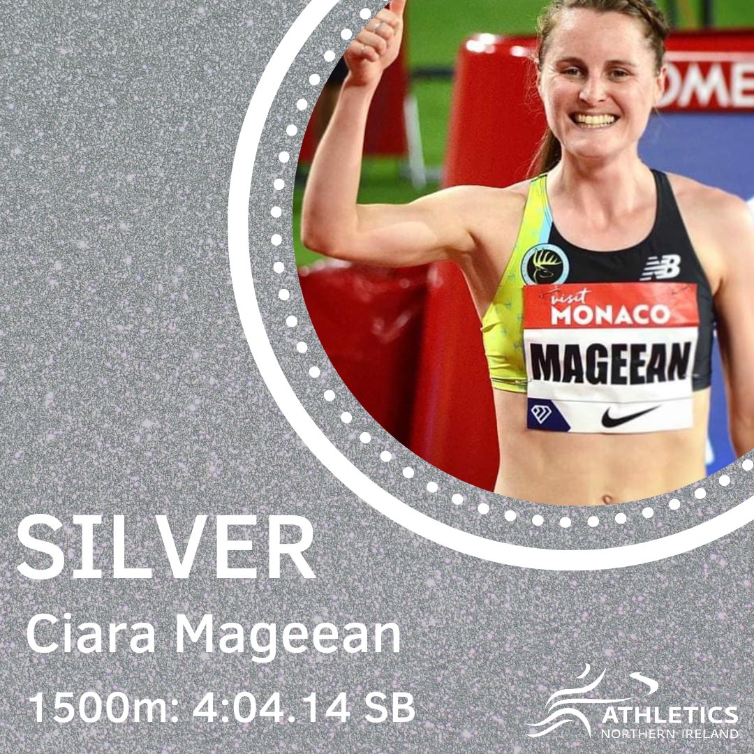 🌟 Medal Alert 🌟

What a race! It's Silver for Ciara Mageean in the Women's 1500m in 4:04.14 in a season's best time!

#Birmingham2022 <a href="/GoTeamNI/">Commonwealth Games Northern Ireland</a> @SportNINet