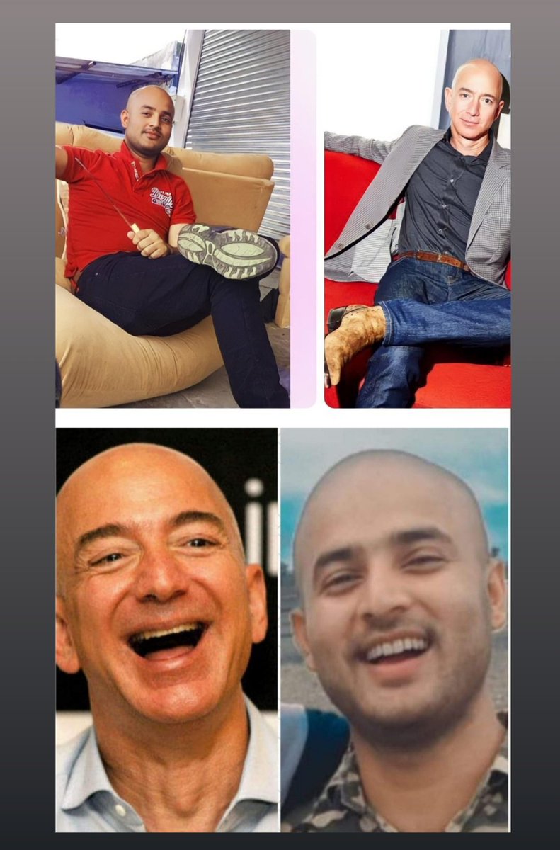 FurqanH46052809's tweet image. 2nd richest person in the world 
#samestyle
#samesmile
@JeffBezos 
@MasoudMudabbir