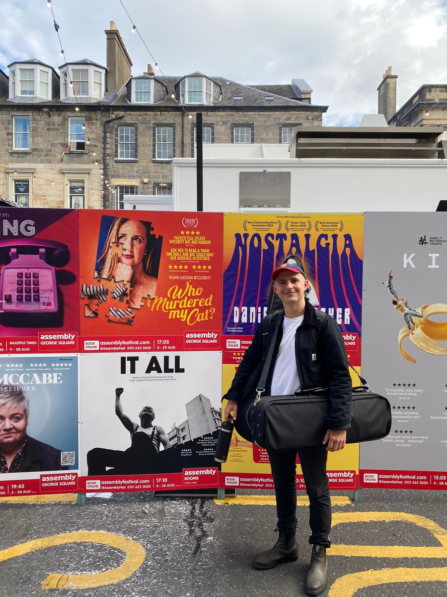 Cameron___Cook's tweet photo. As it’s #SundayFringe some shameless self promotion for #ItAll but also @couscoussista poster for  #WhoMurderedMyCat @AssemblyFest …we need to know more! 

#EdFringe #EdFringe2022 #Edinburgh #FringeCommunity https://t.co/luXqZyUeNo