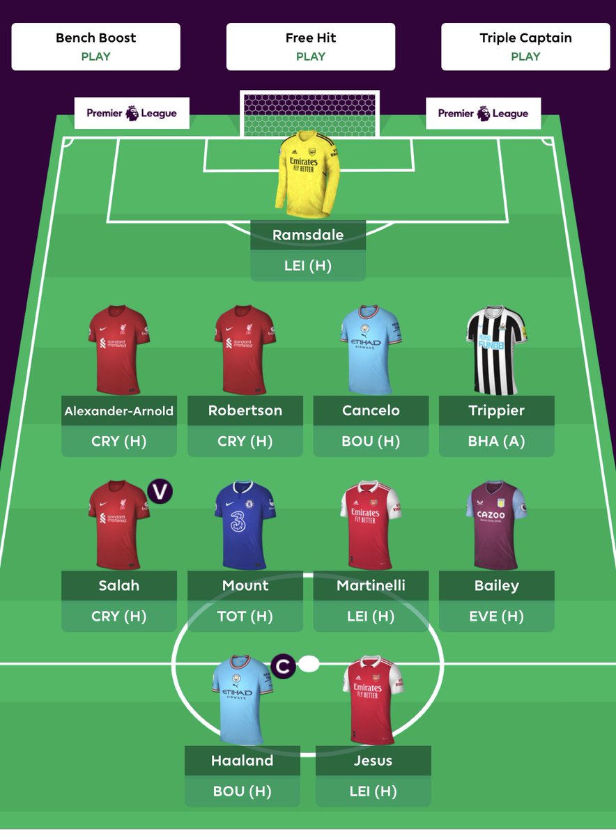 FPLmodesty's tweet image. I’ve seen enough. Erling in. Won’t be able to do it without a -4 in the morning 😬