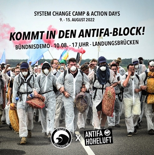 Antifa Block, Bündnisdemo, 10.08, 17 Uhr, Landungsbrücken 