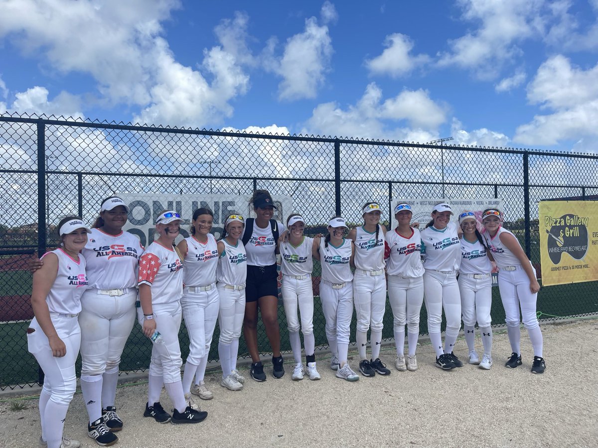 sydneyleshnower's tweet photo. Had a great week competing at the All American Games. Created memories, made new friends, and looking forward to getting back onto the field. @usssaspacecoast @USSSAPride @SoftballDown #usssaallamericangames #allamericangames #allamerican #usssaspacecoast #usssa https://t.co/IDqHYOQcvu