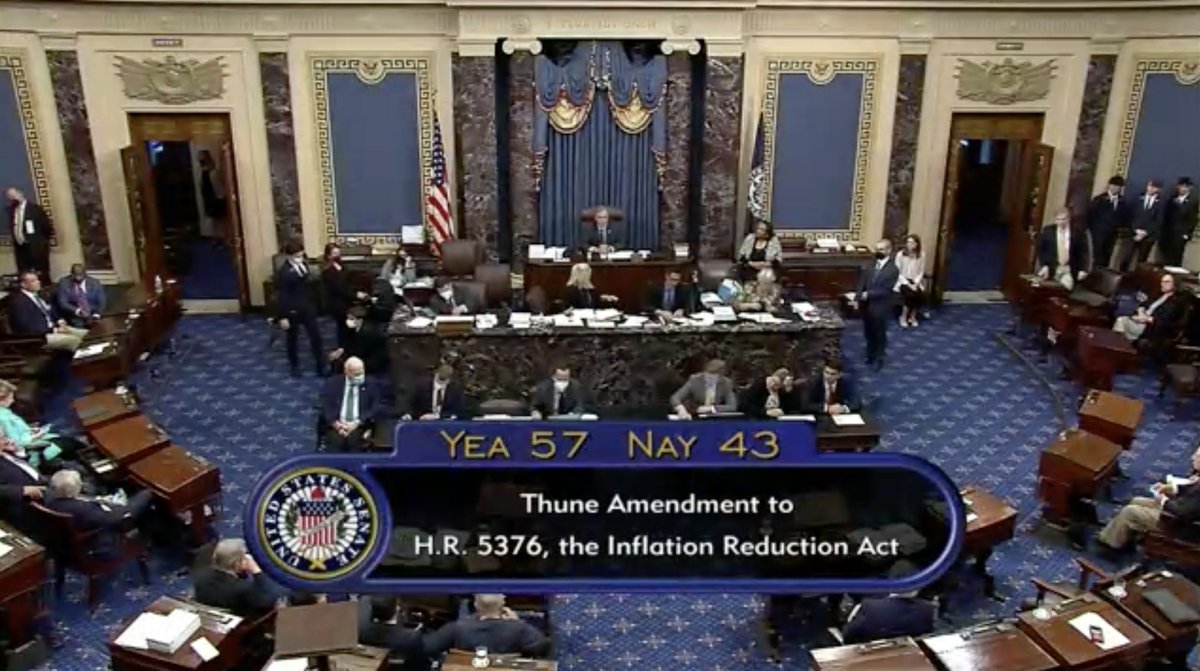 Our only-in-America political system:

A 57-43 vote to cap insulin prices fails.

A 57-43 vote to exempt private equity subsidiaries from the minimum corporate tax rate succeeds.