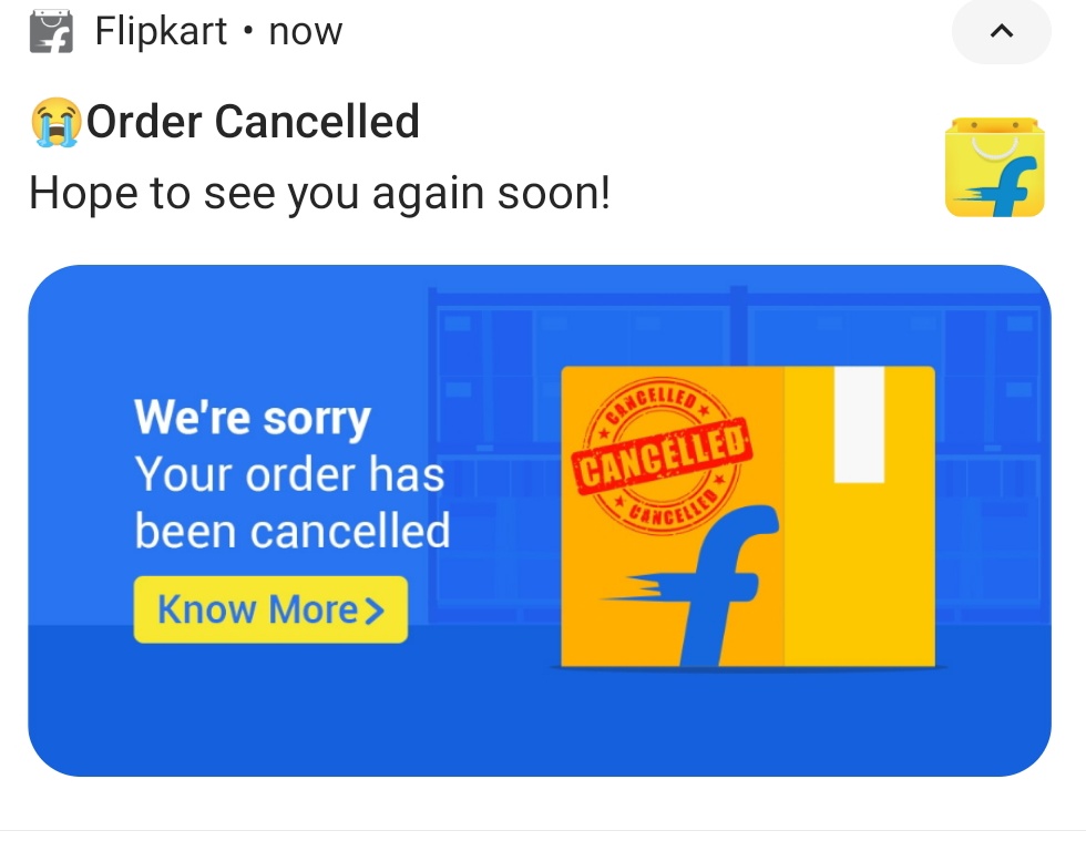 Kaju_01's tweet photo. This notification was so cute 

Wish could redeem 

nevermind will buy something soon  from you @Flipkart 

Bring any sale soon pls have bucket full of list to shop 😃 https://t.co/XvM3gVKowy