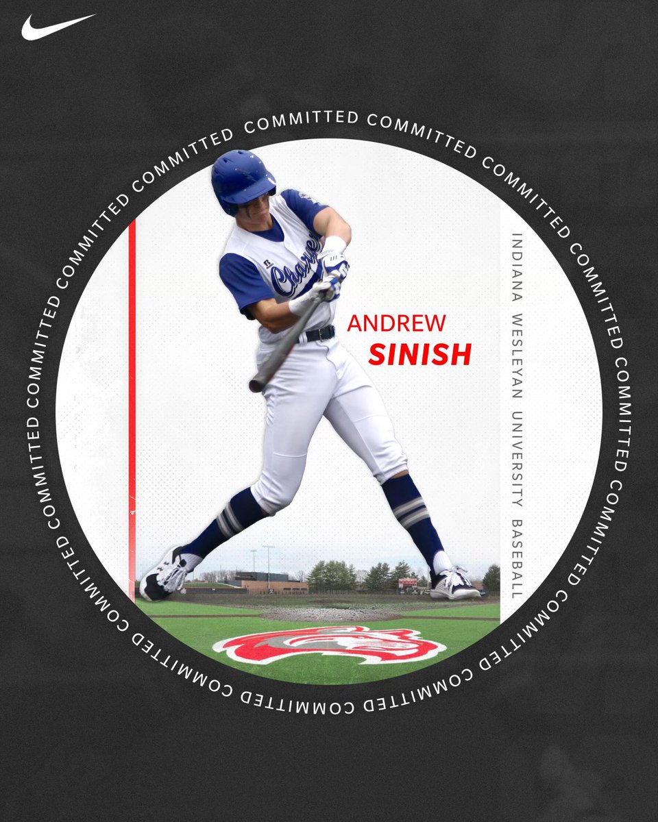 SinishAndrew's tweet photo. #Committed ❤️🤍⚾️     Thanks to Coach Benjamin and the rest of the coaching staff for the opportunity to play and grow in my faith. @IWU_Baseball @CarrollBaseball @ops_baseball https://t.co/RqoOh936YM