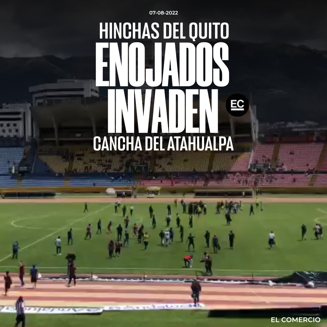 elcomerciocom's tweet photo. Las penosas imágenes ya circulan en redes. El incidente se registró luego del empate entre el Deportivo Quito y Espoli » https://t.co/AazjLS1OTA https://t.co/JooofgBqQo