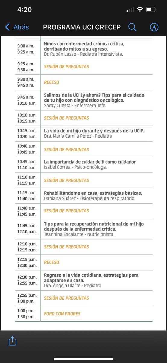 Programación Jornada para padres! 
Los esperamos a todos!!