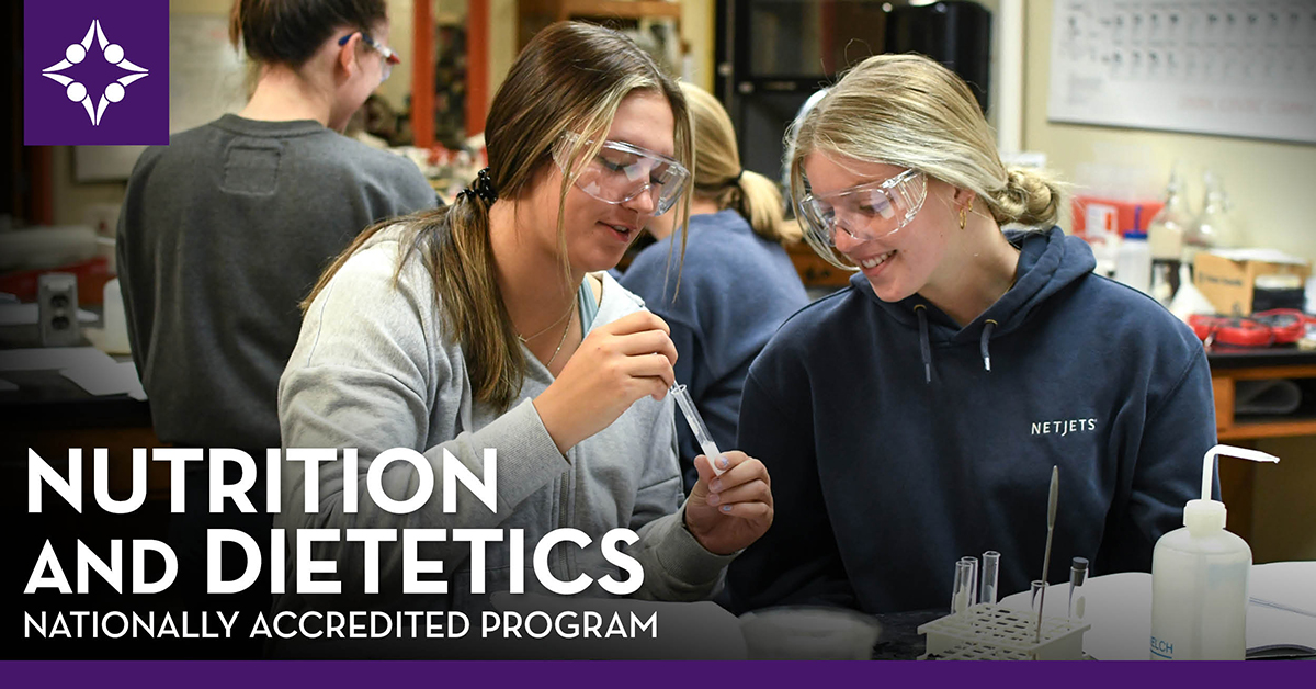 BlufftonU's tweet photo. Bluffton University nutrition and dietetics alumni thrive in all areas of nutrition including research and development, corporate wellness and private practice. Move your career goals forward today! https://t.co/7dqbjk23hK https://t.co/xh1eOcjelO