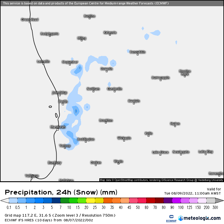 EvanstonWx's tweet photo. Be prepared to go shower chasing over the Perth Hills overnight to possibly capture some footage of the wet slushy snow (sleet) to share on social media.
https://t.co/IQ7YbtUut5
#Perth #PerthWeather #PerthWX #snow #WA #weather #meteorolog https://t.co/1IWhlAcznS