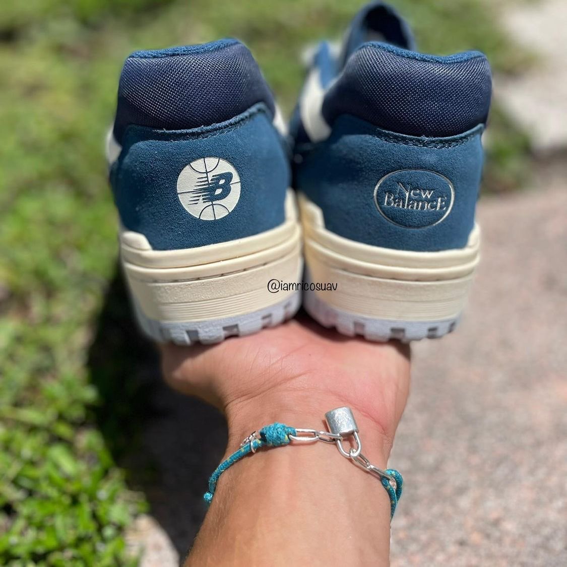 Ovrnundr's tweet photo. New Aimé Leon Dore x New Balance 550 colourway, releasing 2022.

Photo: iamricosuav https://t.co/POKx4C37mj