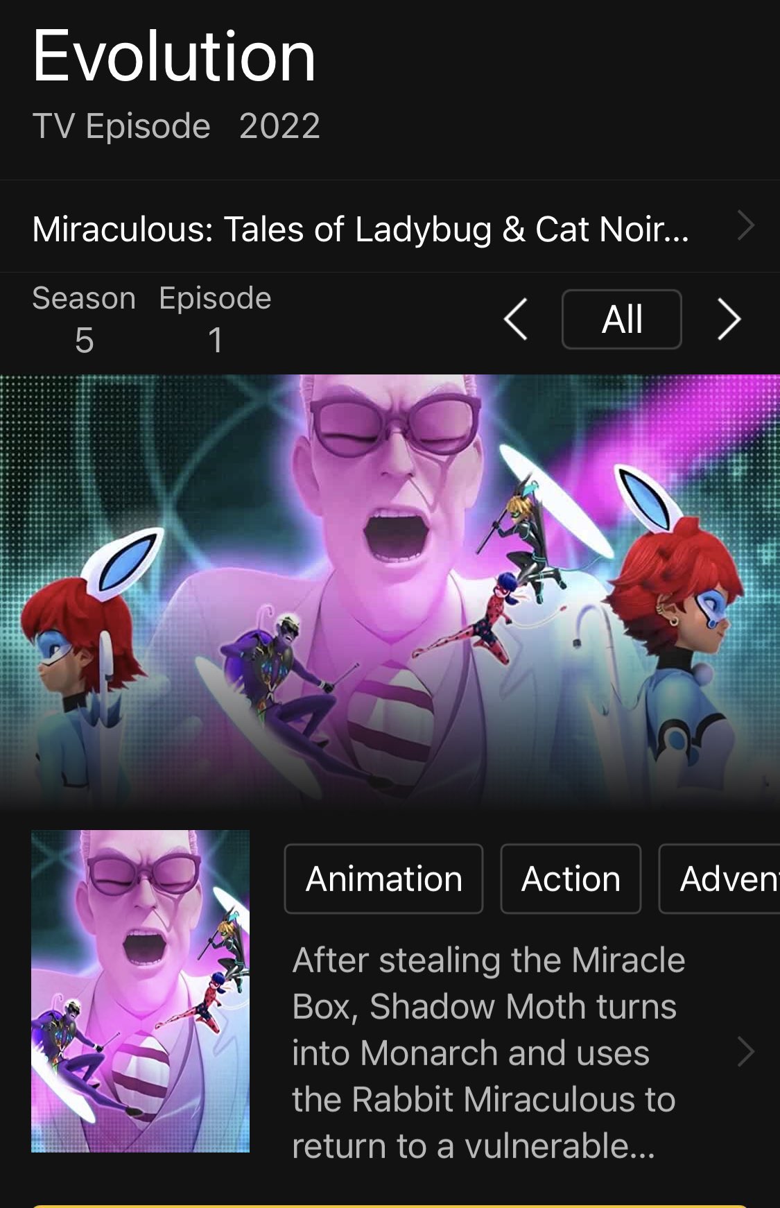 Miraculous Ladybug S5 E1 (Evolution) synopsis : r/miraculousladybug