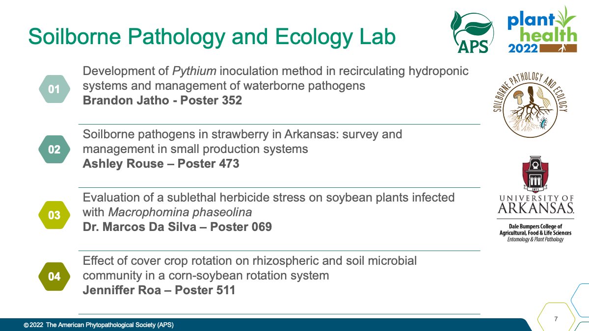 Alejandro Rojas (@alejorojas2) on Twitter photo Visit the posters by @SPEL_UARK members <a href="/QiurongF/">Qiurong Fan</a> , Juanita Gil and Sherif and some awesome undergrads in the lab #PlantHealth2022 Visit the posters by @SPEL_UARK members <a href="/QiurongF/">Qiurong Fan</a> , Juanita Gil and Sherif and some awesome undergrads in the lab #PlantHealth2022