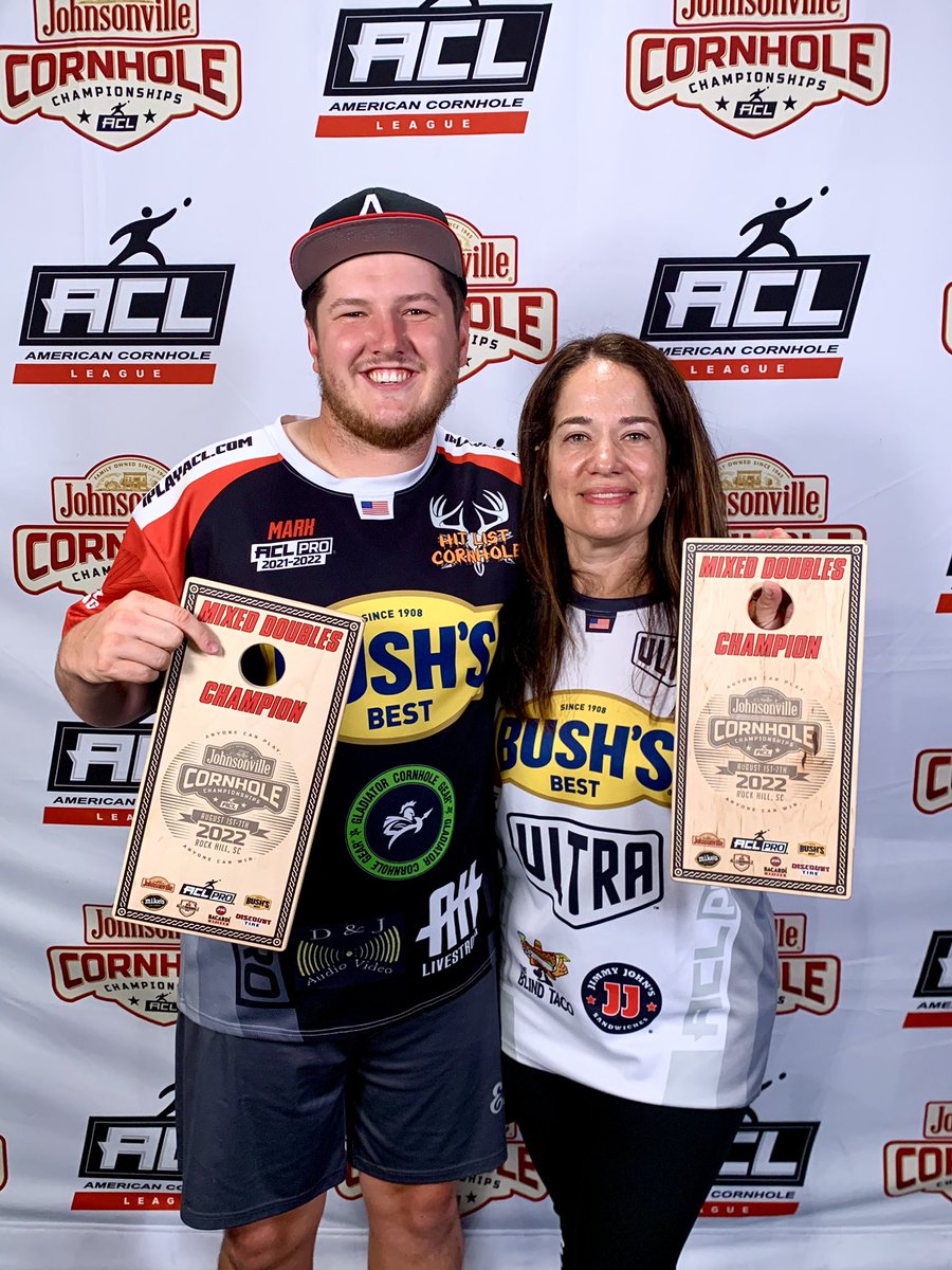 Mark Richards &amp; Daniela Luna ( <a href="/DanielaAclPro/">Daniela Luna</a> ) make light work of the Co-Ed Doubles Finals and become WORLD CHAMPIONS 👑