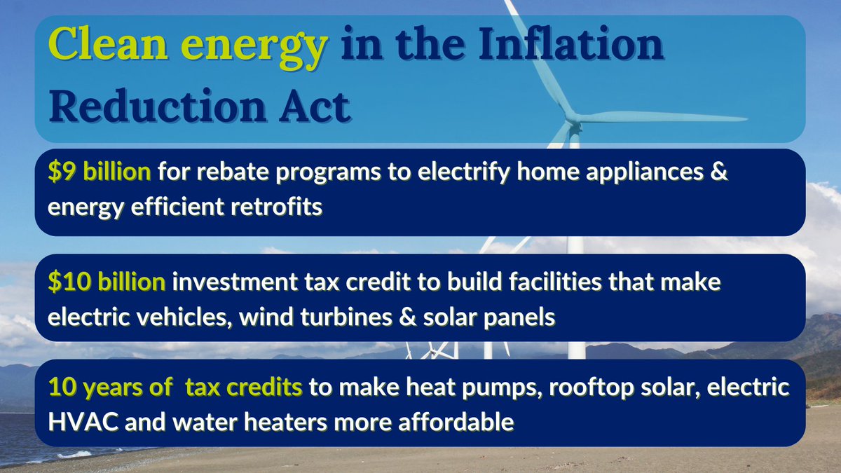 The U.S. Senate JUST passed the #InflationReductionAct. This is a great step forward for #ClimateAction
☑️ Clean energy
☑️ Electric vehicles
☑️ Pollution reduction
☑️ Nature-based climate solutions

#ActOnClimate