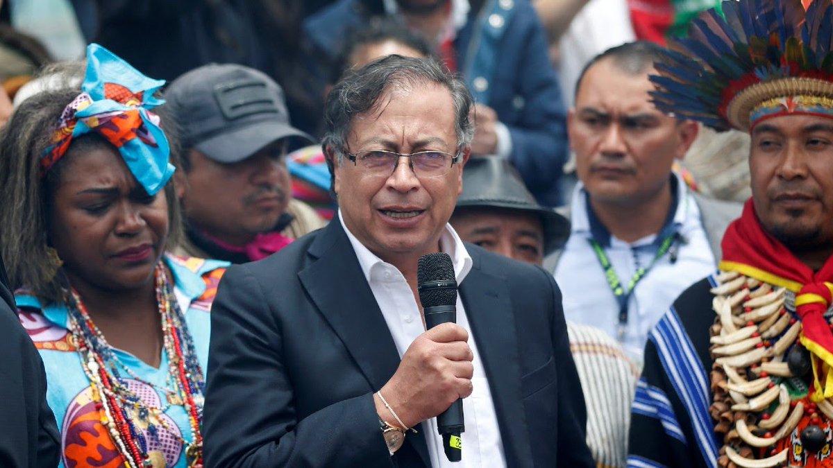 Felicito al Presidente <a href="/petrogustavo/">Gustavo Petro</a> quien en breve tomará posesión y le deseo éxitos en esta nueva etapa que comienza tras la victoria alcanzada con gran apoyo popular. Ratifico el compromiso de #Cuba con la paz en Colombia.