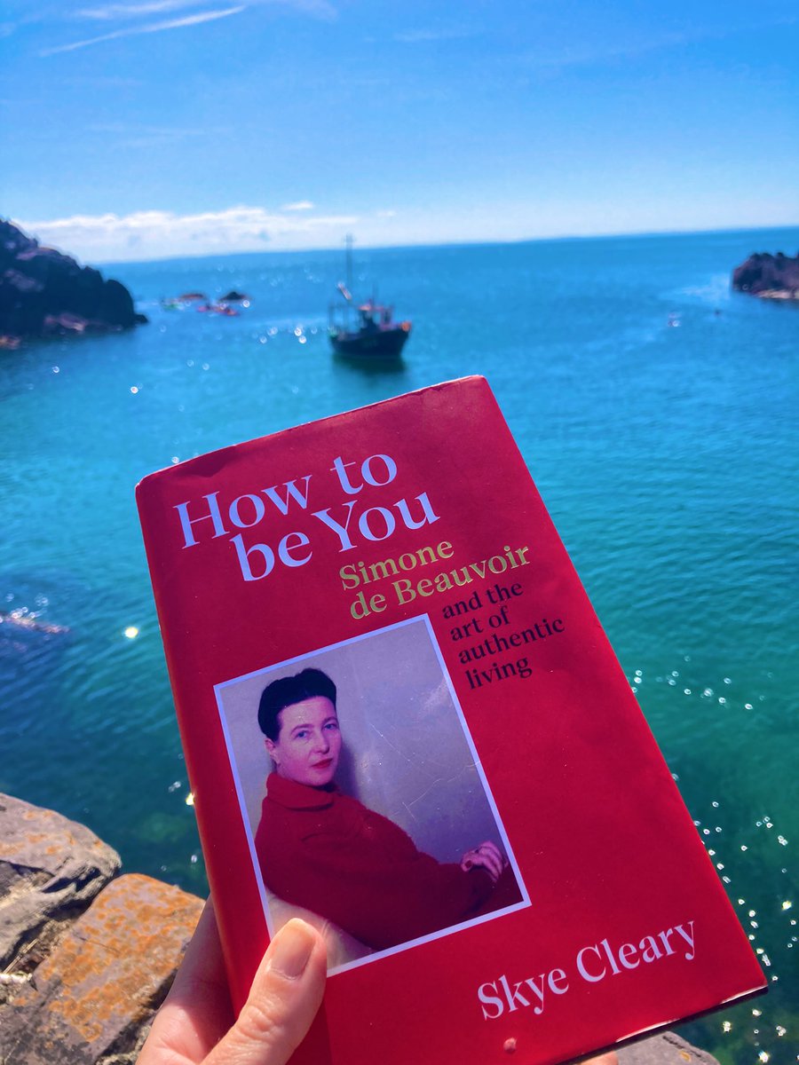 DrElizabethMac1's tweet photo. Well we’ve been inseparable for the last few days @Skye_Cleary & #SimonedeBeauvoir. I’ve loved my time with Simone and Skye - what an utterly brilliant, joyous and generous book. ‘Change your life today. Don’t gamble on the future, act now, without delay.’ Thank you @Skye_Cleary https://t.co/QbunSAXXIs